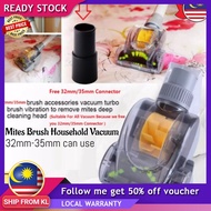 Household Vacuum Mites Brush Deep Cleaning Dirt Dust Dander Mites Remover Tool