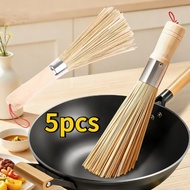5pcs 25cm Wok Broom Wok Broom/ Wok Brush Wok Cleaning Brush Wok/Wok