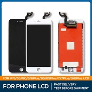 For iPhone LCD 5 5C 5S SE 6 6S Plus 7 8 Plus 4 4S Screen Digitizer Phone LCD Replacement Part Assembly