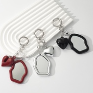Sweet Makeup Mirror Keychain Multifunctional Mirror Keychain Fashionable Lightweight For Fashionable