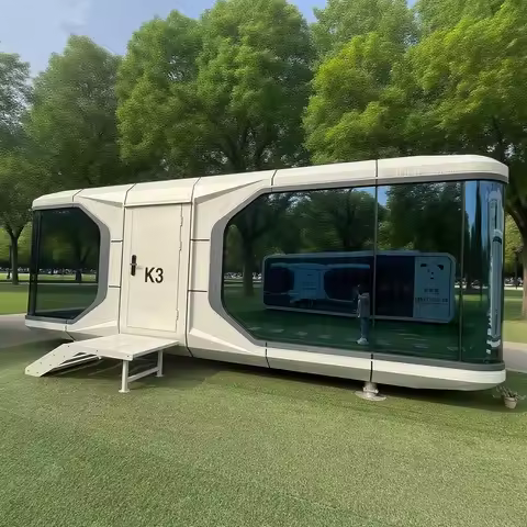 New High Quality Prefab House Space Capsule Cabin Hotel Container Home Sleep Pod Outdoor Mobile Tiny