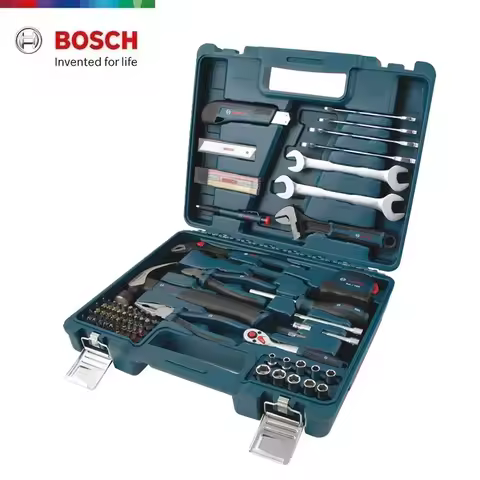 Bosch 89 Piece Manual Tool Set Chrome Vanadium Steel Household Automotive Pipeline Installation And 