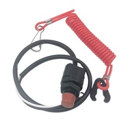 Universal Boat Outboard Engine Stop Kill Switch with Tether Cord Lanyard