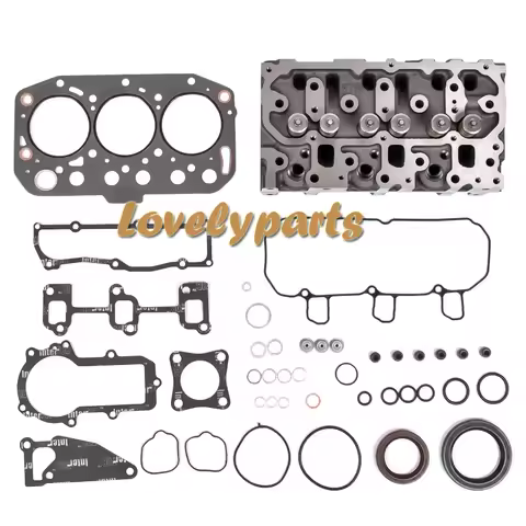 New Complete Cylinder Head & Full Gasket Kit for Yanmar 3TNV70 3TNV70-XBV Engine