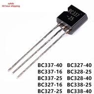 50PCS BC337-40 TO92 BC337 TO-92 NPN BC337-16 BC337-25 BC327-16 BC327-25 BC327-40 BC328-25 BC328-40 B