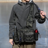 Travel Master Multifunctional Lure Chest Bag Large Waist Bag Crossbody Fishing Fishing Bag Rod Bag O