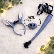 Horse Headband Horse donkey Costume Animal Animal donkey Headband Horse grey Costume Horse Costume