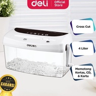 Deli Manual Paper Shredder 1 Sheet Capacity 9935 Plastic