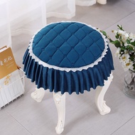2025 New Style/Thickened Round Stool Cover Lace Round Stool Cover Multi-Purpose Ruffled Round Stool 