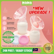 NANA Breastmilk Collector Silicone Breast Pump Free Cap Manual Breastpump Breast Cup Hakka Pengumpul