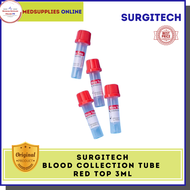 Microtainer Vacuum Blood Collection Tubes RED TOP and PURPLE (EDTA) TOP (SOLD PER PIECE)