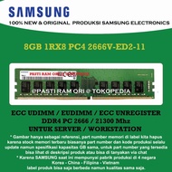 E-Faktur! RAM SAMSUNG FOR HP DL20 G10 DDR4 8GB PC 2666 / 21300 Mhz ECC