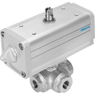 Festo ball valve actuator unit VZBA-2"-GGG-63-32L-F0507-V4V4T-PP106-R-90-C