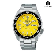 นาฬิกา  Seiko 5 Sports x "On Time Move" Collaboration Limited Edition Yellow JDM  รุ่น  SBSA193 ของแท้ ประกันศูนย์ 1 ปี