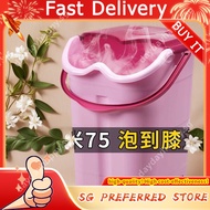 [In]~New Products Big Promotion Discount~Foot Soaking Bucket Heightened Deepened Over The Knee Calf 