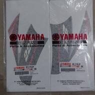 Striping Air Scoop Scorpio 2004 Merah