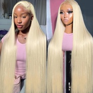 24 Inch Blonde Wig 613 13x6 Lace Front Wigs Human Hair For Black Women 180 Density Straight Honey Bl