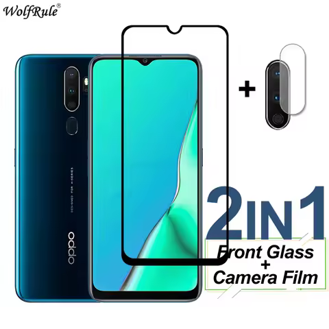 Screen Protector For OPPO A5 2020 Glass A35 A15 A15S A53 A32 A33 A53S A9 2020 Tempered Glass Protect