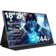 UPERFECT 18 Inch 2K 144Hz Portable Monitor AMD Freesync 100%DCI-P3 Display IPS Gaming Screen For PC 