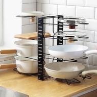 RAK PERIUK BERTINGKAT RAK KUALI DAN PERIUK METAL KITCHEN RACK DAPUR RAK DAPUR TEMPAT LETAK PERIUK BE