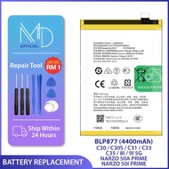 Battery Bateri BLP877 For NARZO 50A PRIME / NARZO 50I PRIME RMX3506 / REALME C30 RMX3581 / REALME C3