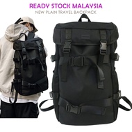 Black Cotton Backpack SUPCLBD Brand Travel Hiking Backpack Beg Belakang Beg Galas Belakang Lelaki Wa