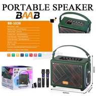 BB-1038 HIGH POWER 60W LED LIGHT BLUETOOTH PORTABLE SPEAKER