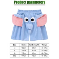 Elephant Shorts Men Elephant Shorts Cute Dumbo Summer Flying Baby Elephant Pajamas Couple Dormitory 