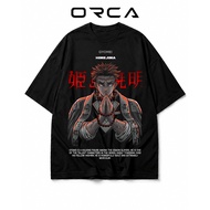 Orca T-shirt with Himejima Gyoumei Demon Slayer print - High quality Cotton fabric - ORCA393