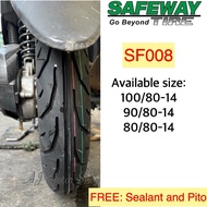 Safeway Tire size 14 Tubeless Tire SF008 with sealant and pito