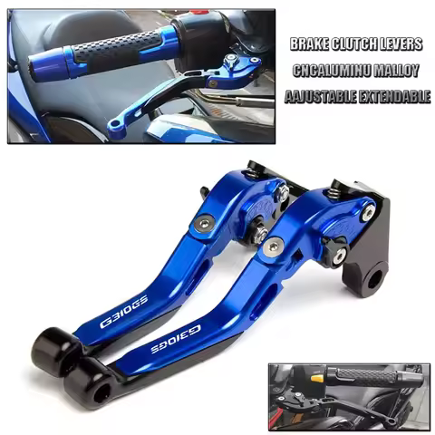 For G310GS G 310GS G310 GS G 310 GS 2021-2023 Motorcycle Adjustable CNC Brake Clutch Levers Folding 