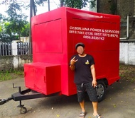 WARUNG GEROBAK MINI CAFE TOKO KIOS FOOD TRAILER KOPI MAKANAN MINUMAN SNACK KUE BASAH KERING SOUVENIR