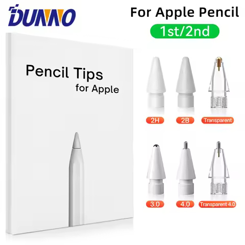 For Apple Pencil Drawing Tip 2B & HB & Thin Tip & Transparent Nib for Apple Pencil 1st 2nd Generatio