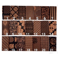 Brown Sogan Batik Fabric Indigo Batik Fabric Remekan Batik Fabric Pekalongan Batik Jarik Fabric