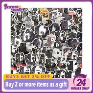 60pcs Cartoon Game ‌Arknights Endfield‌ Wang the Ugly Cat Sticker DIY Scrapbooking Laptop Sticker