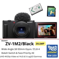 Sony ZV-1 II (Hitam/Putih) Kamera Vlog + Basic / Travel / GP-VPT2BT Kit ( ZV-1M2 / ZV1 II Vlogging )