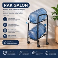 2-Tier Gallon Rack 2-Tier Gallon Rack Gallon Rack with Wheels Gallon Storage Rack