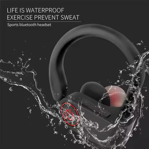 U8 4.1 Bluetooth headphones IPX7 waterproof wireless earphones sports Music Earphone With Micophone 