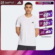 adidas วิ่ง เสื้อยืด Own the Run ผู้ชาย สีขาว IK7436