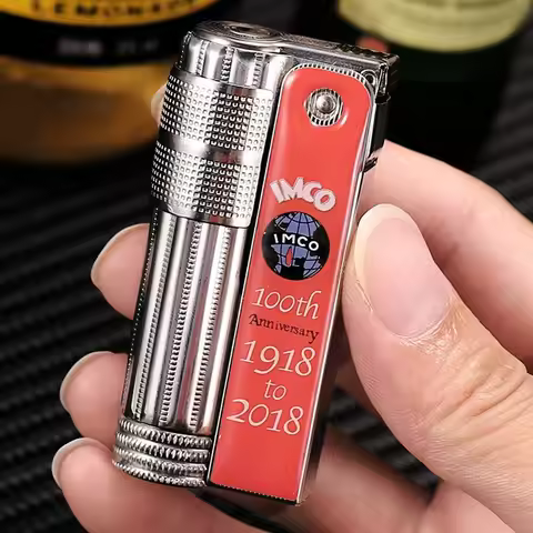 IMCO Original Centenary Edition Kerosine Lighter Metal Retro Windproof Semi Automatic Classic Limite