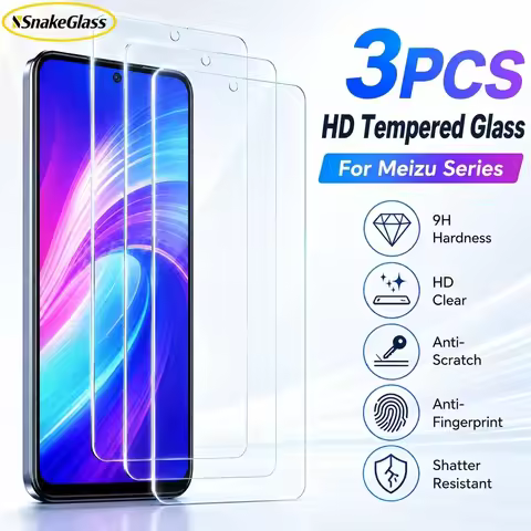 3PCS HD Tempered Glass For Meizu 21 Pro 21 Note 21 Pro Note 21 Note 22 mblu 21 mblu 22 Pro Lucky 08 