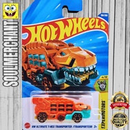HW Hot Wheels Ultimate T-Rex Transporter Orange Diecast Dinosaur CarHW
