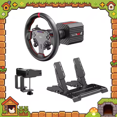 PXN VD4 Bundle Racing Wheel 4Nm Force Feedback Simulator Gaming Steering Wheel PXN VD Series Direct 