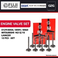 Engine Valve Set FUJI 0129-0058 / 0059 / 0060 - MITSUBISHI 4G13/15 LANCER