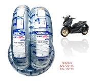 ยางนอก(IRC) IZ-Ss XMAX300FORZA350 เบอร์เดิมติดรถ หน้า120/70-15หลัง140/70-14(อะไหลแต่งXMAX300FORZA350