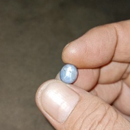 Batu permata Blue Safir Srilangka Five star rare item uk 6.5x8.5x5.9