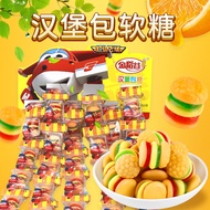 Golden Rice Valley 10g Bar Pack Burger Candy Gummy 8090 Childhood Nostalgic Children Casual Snacks q