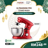 MMX UltraWhisk Pro: 1400W Stand Mixer dengan Mangkuk Tahan Karat 5.5L (M6088)
