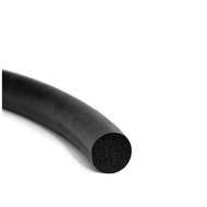 5Meter Car Door Edge Protector Flexible 4mm O Shape Soundproof Rubber Seal Strip Solid Round