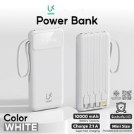 UKIKI Powerbank 10000mAh รุ่น KP10A-01 พาวเวอร์แบงค์ชาร์จเร็ว สายชาร์จ Type-C IP Micro และ USB ในตัว